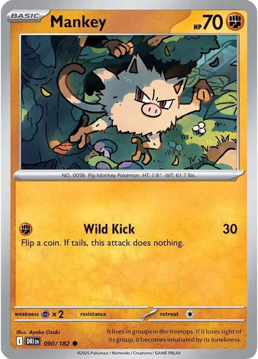 Mankey - 90/182 - Normaal