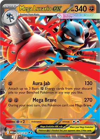 Mega Lucario ex - 077/132