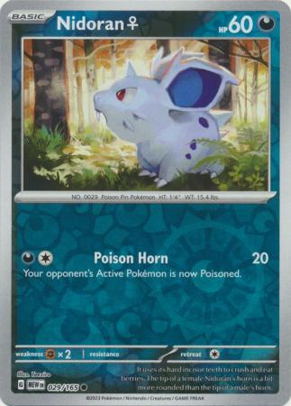 Nidoran ♀ - 29/165 - Reverse