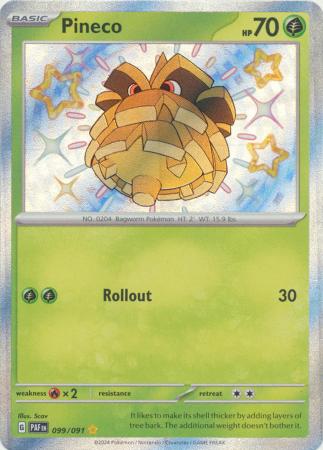 Pineco Shiny Rare - 099/091