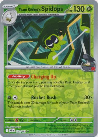 Team Rocket's Spidops - 20/182 - Reverse