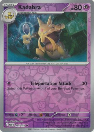 Kadabra - 64/165 - Reverse