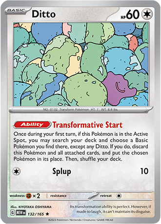Ditto - 132/165 - Holo