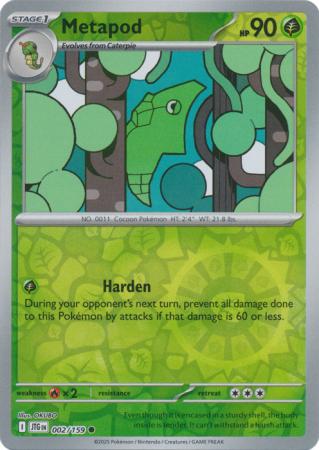 Metapod - 2/159 - Reverse