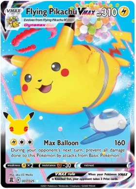 Vliegende Pikachu VMAX - 007/025