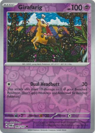 Girafarig - 83/167 - Reverse
