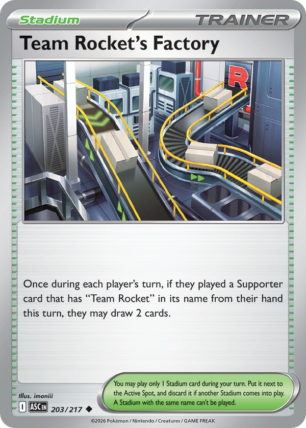 Team Rockets Fabriek - 203/217 - Normal