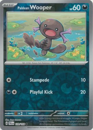Paldean Wooper - 129/193 - Reverse