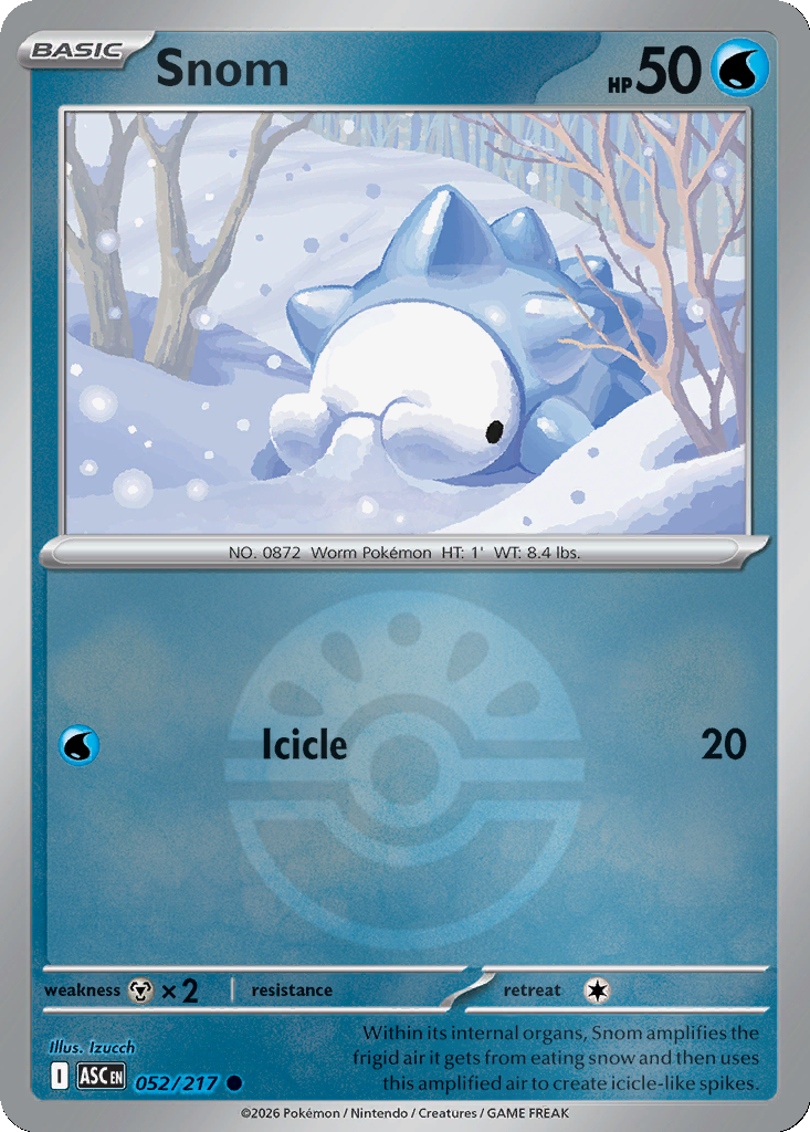 Snom - 52/217 - Friend Ball Holo