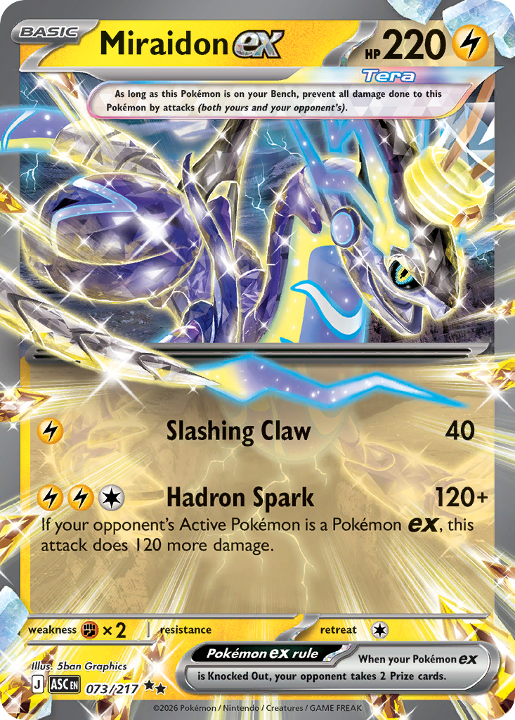 Miraidon ex - 73/217 - Holo
