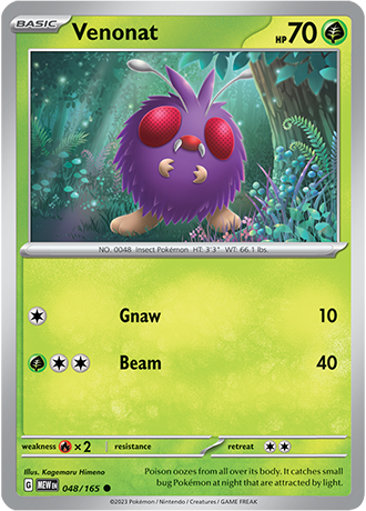 Venonat - 48/165 - Normal