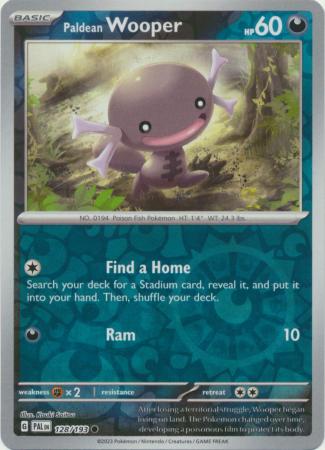 Paldean Wooper - 128/193 - Reverse