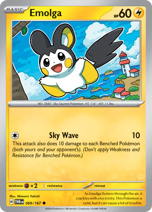 Emolga - 69/167 - Normaal