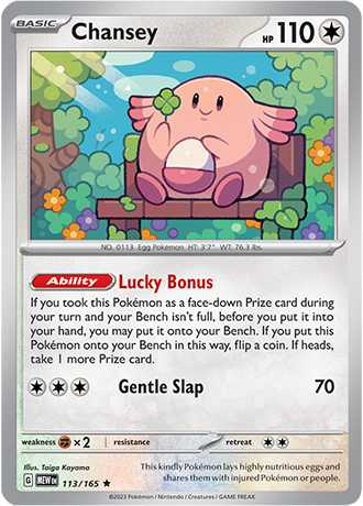 Chansey - 113/165 - Holo