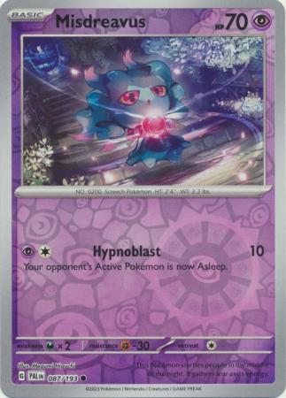 Misdreavus - 87/193 - Reverse