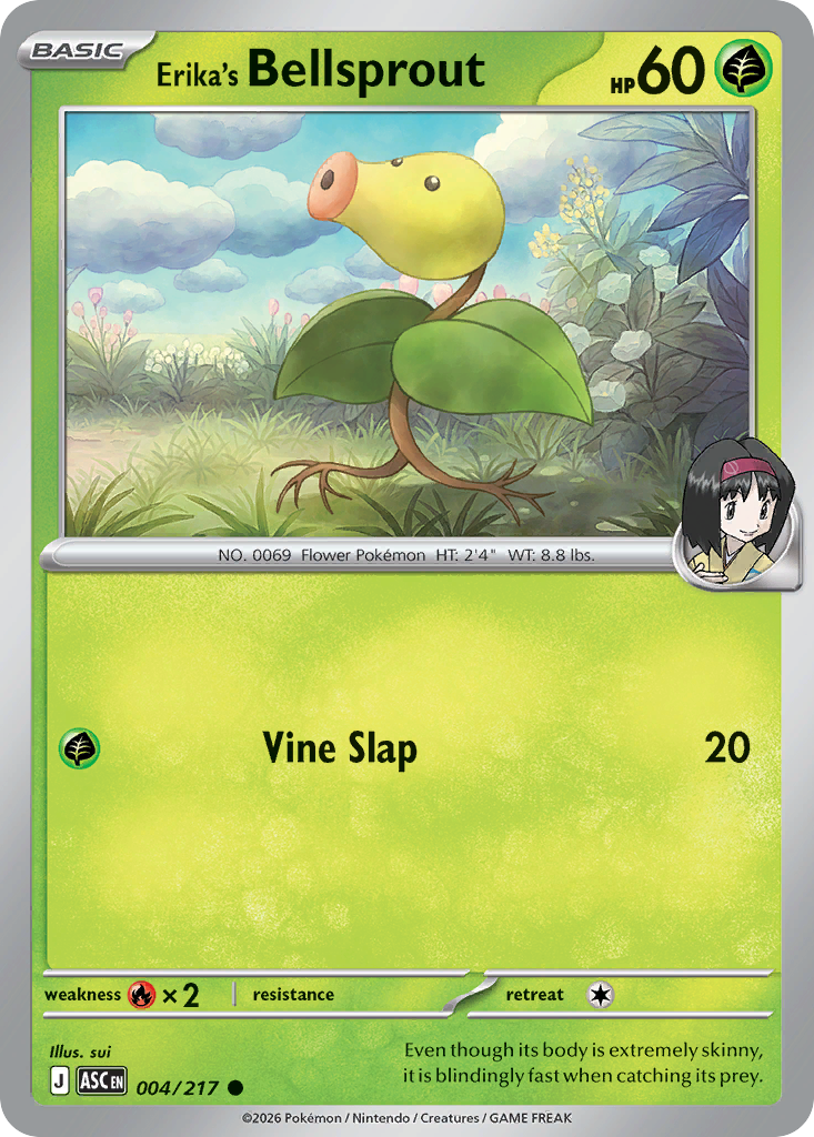 Erika's Bellsprout - 4/217 - Normal