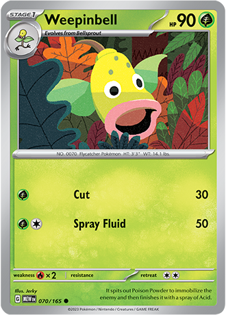 Weepinbell - 70/165 - Normal