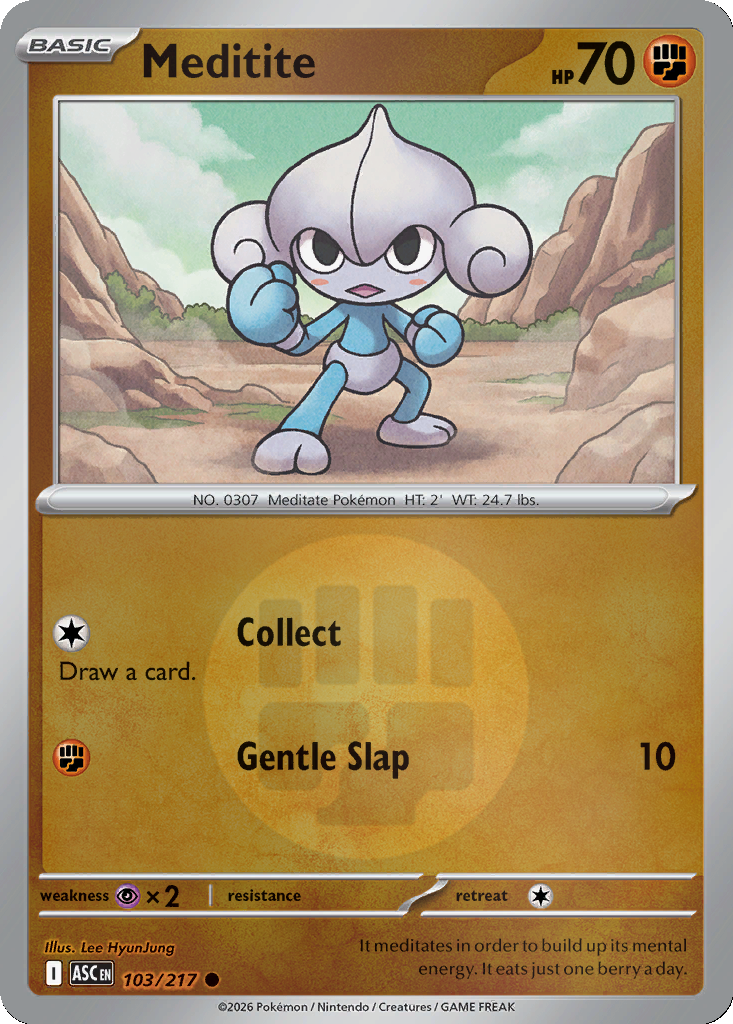 Meditite - 103/217 - Reverse Holo