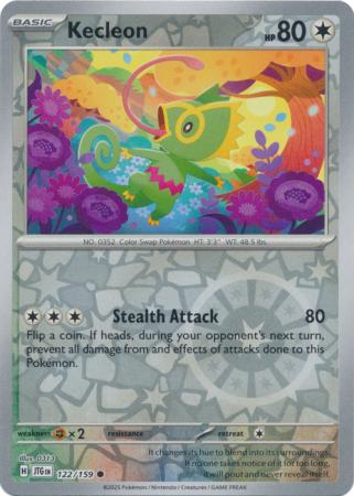 Kecleon - 122/159 - Reverse