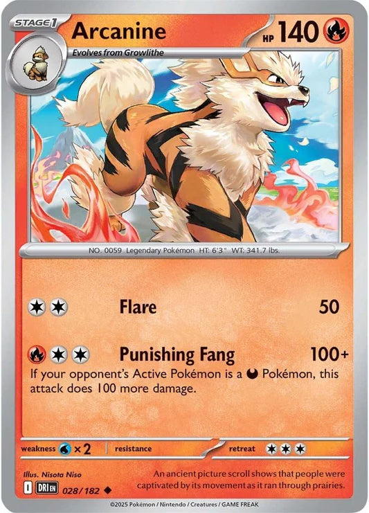 Arcanine - 28/182 - Normal