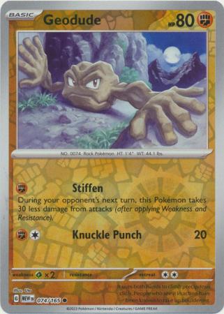 Geodude - 74/165 - Reverse