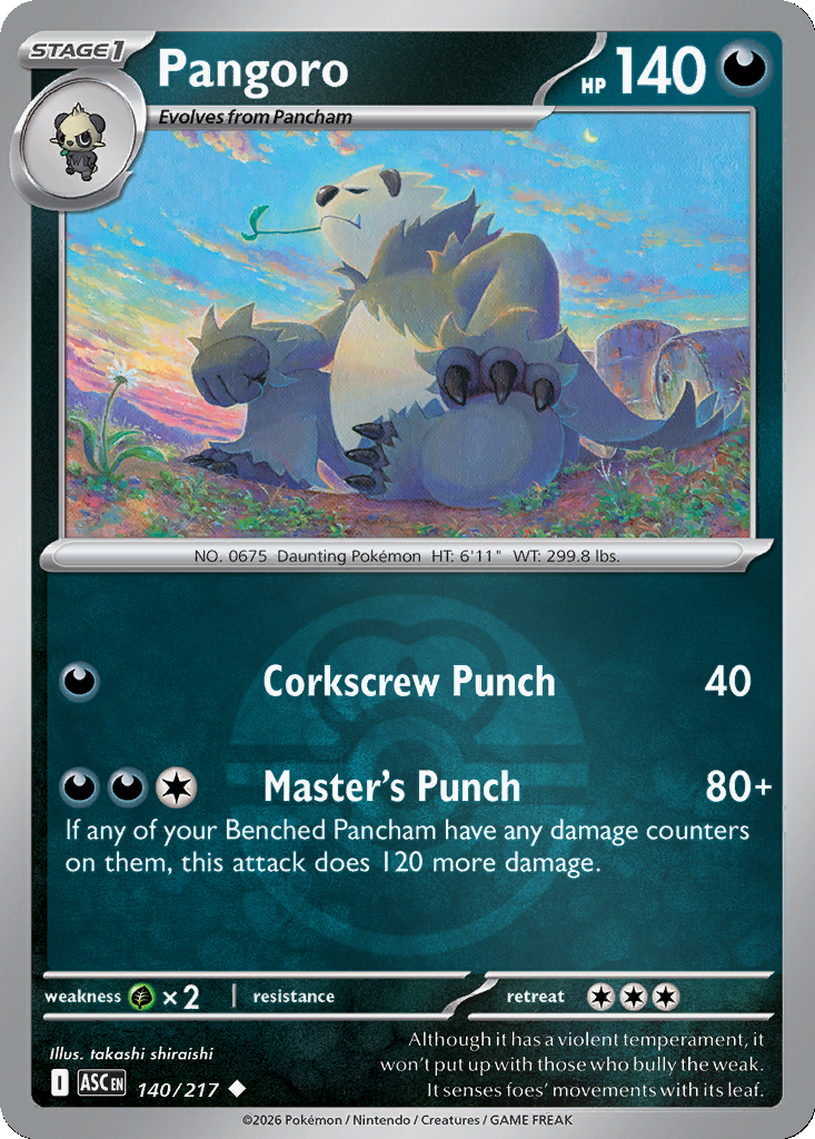 Pangoro - 140/217 - Love Ball Holo