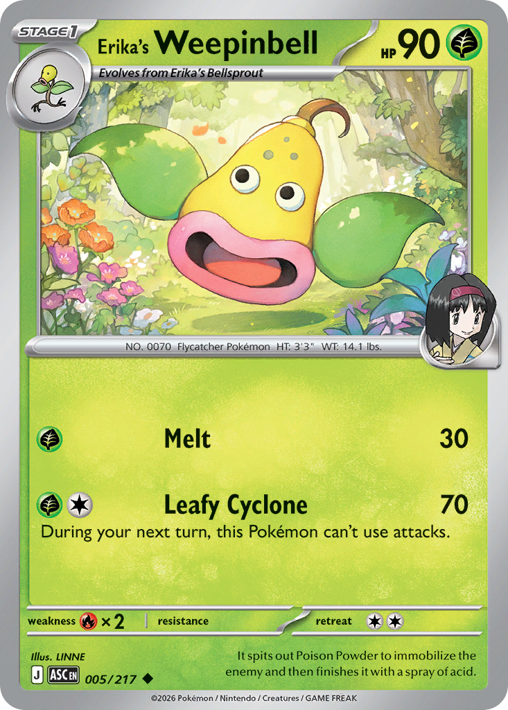 Erika's Weepinbell - 5/217 - Normaal