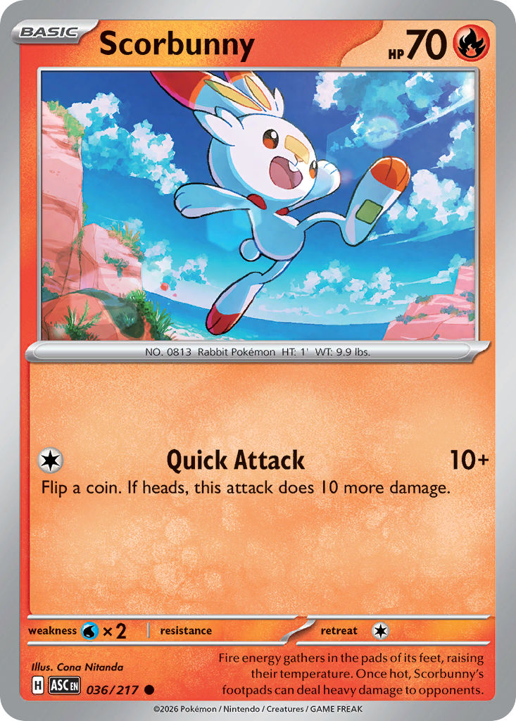 Scorbunny - 36/217 - Normal
