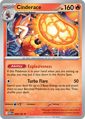 Cinderace - 28/132 - Holo