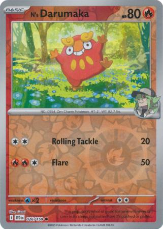 N's Darumaka - 26/159 - Reverse