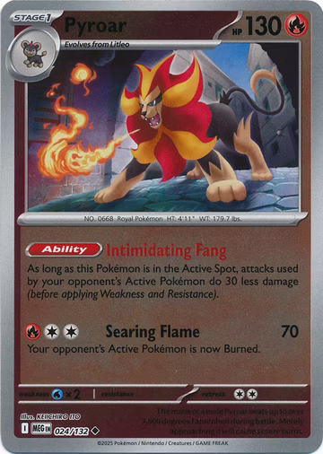 Pyroar - 24/132 - Reverse