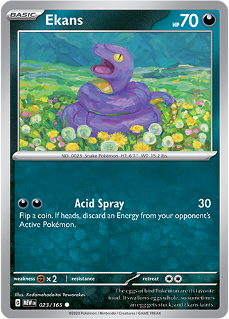 Ekans - 23/165 - Normal