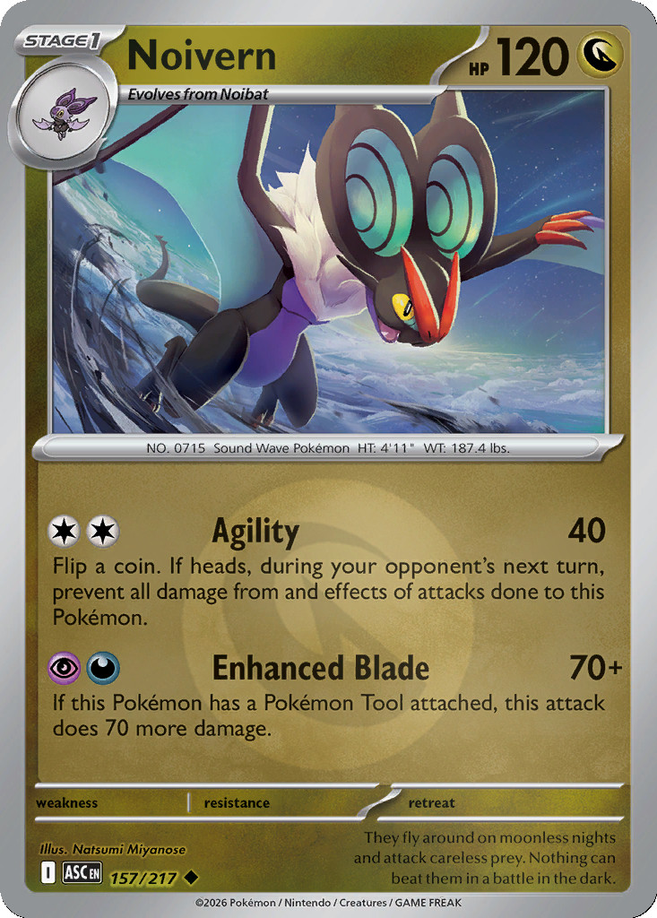 Noivern - 157/217 - Reverse Holo