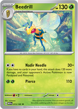 Beedrill - 15/165 - Holo