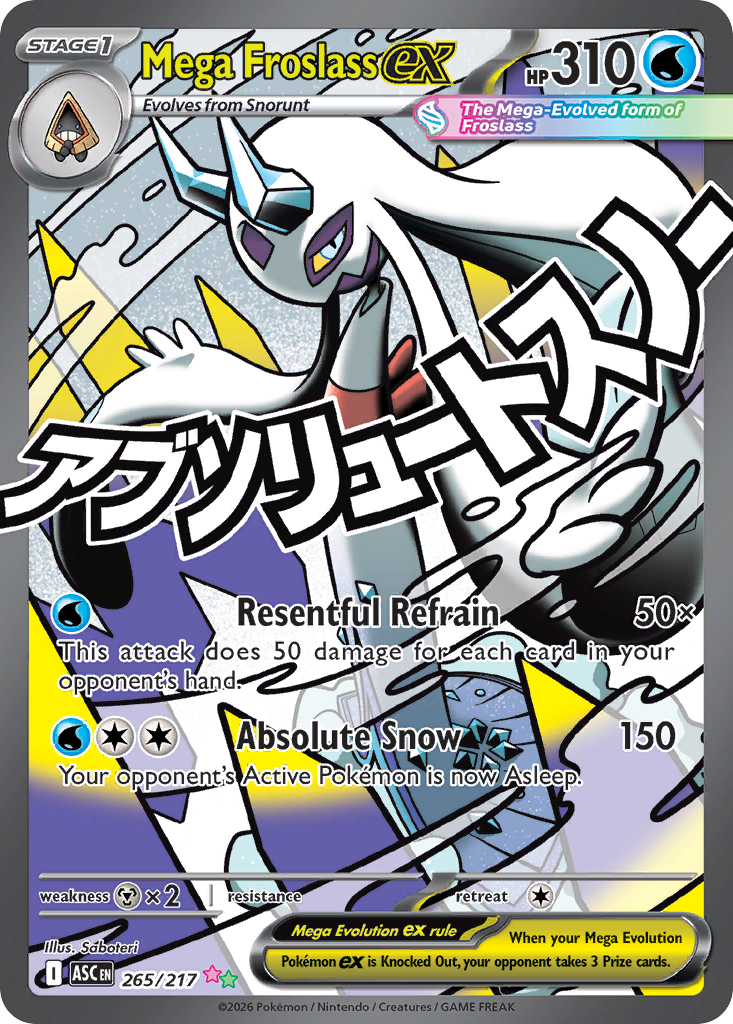 Mega Froslass ex - 265/217 - Holo