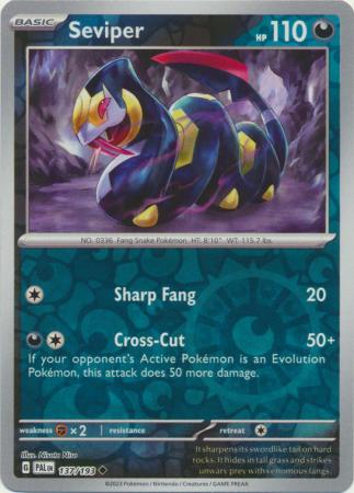 Seviper - 137/193 - Reverse