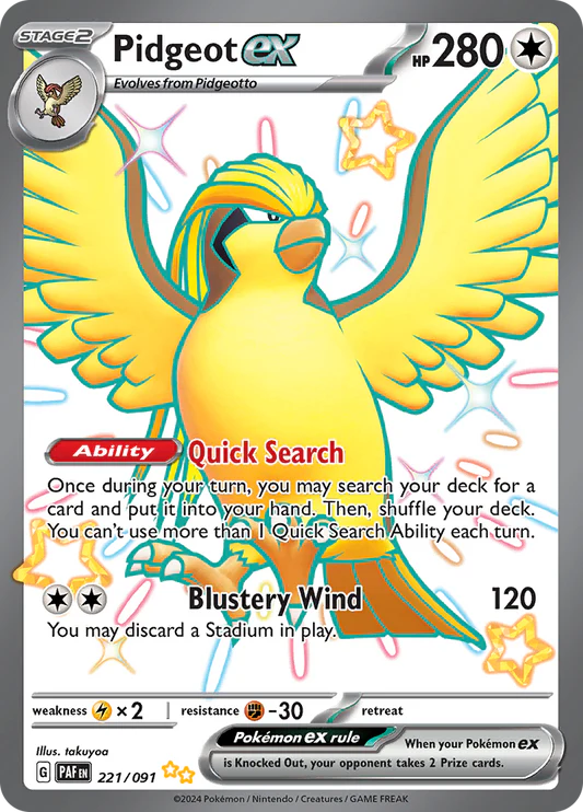 Pidgeot EX - 221/091
