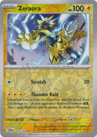 Zeraora - 78/182 - Reverse