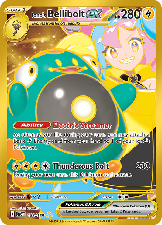 Iono's Bellibolt ex - 188/159 - Gold