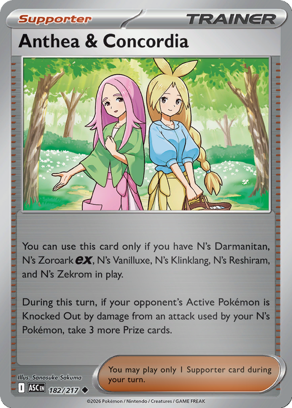 Anthea & Concordia - 182/217 - Reverse Holo