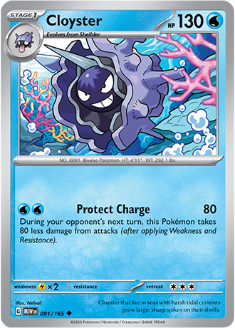 Cloyster - 91/165 - Normal