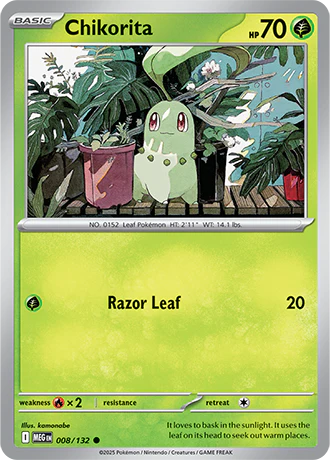 Chikorita normaal 008/132