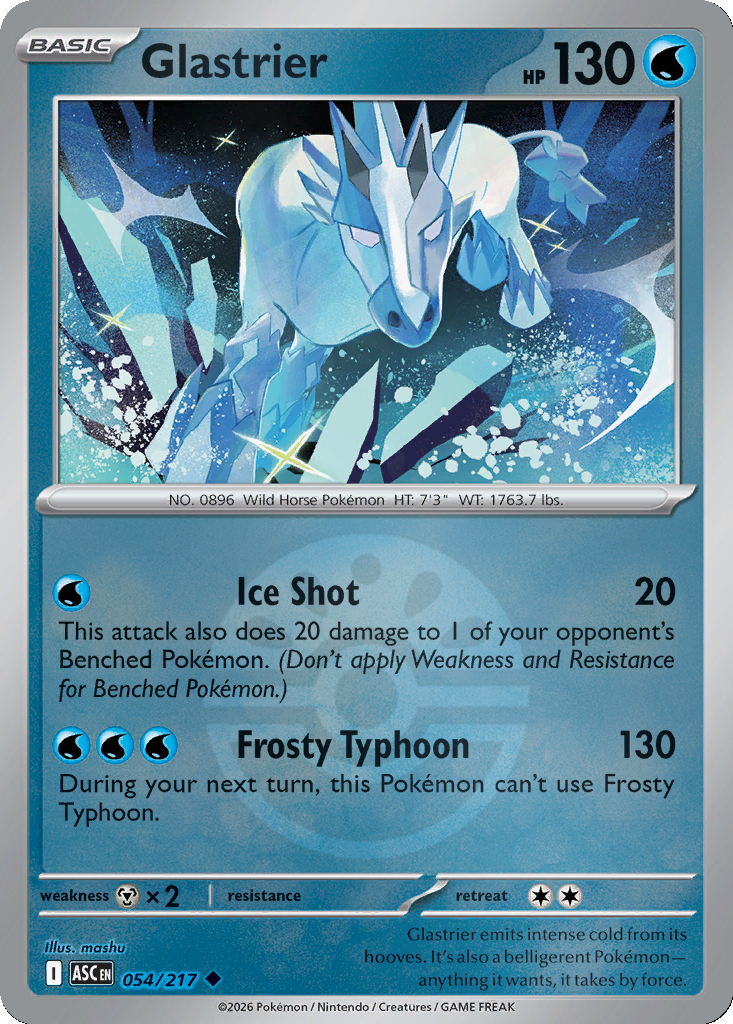 Glastrier - 54/217 - Friend Ball Holo