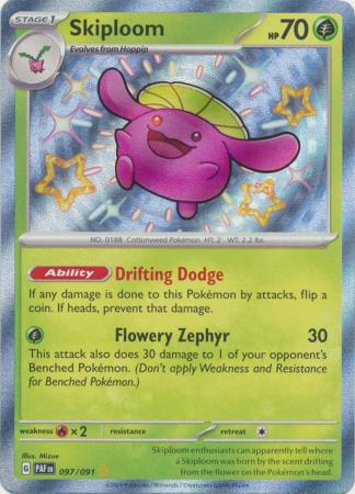 Skiploom Shiny Rare - 097/091