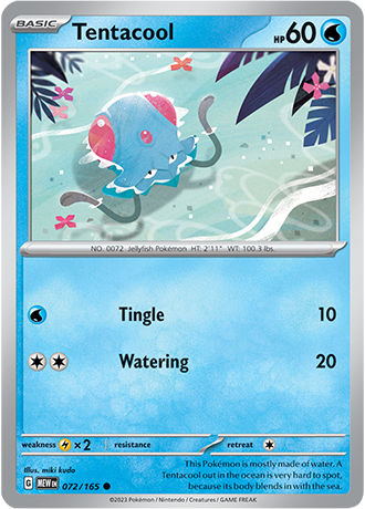 Tentacool - 72/165 - Normaal