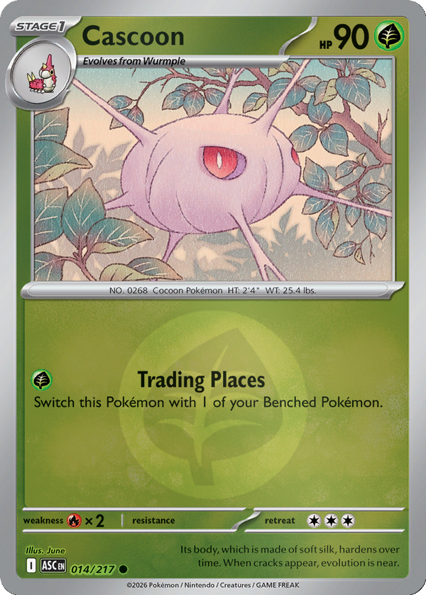 Cascoon - 14/217 - Reverse Holo