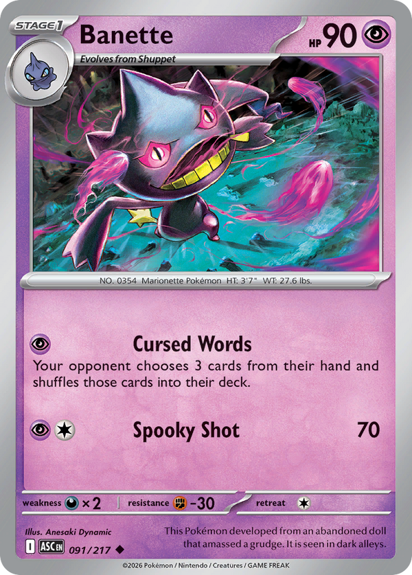 Banette - 91/217 - Normal