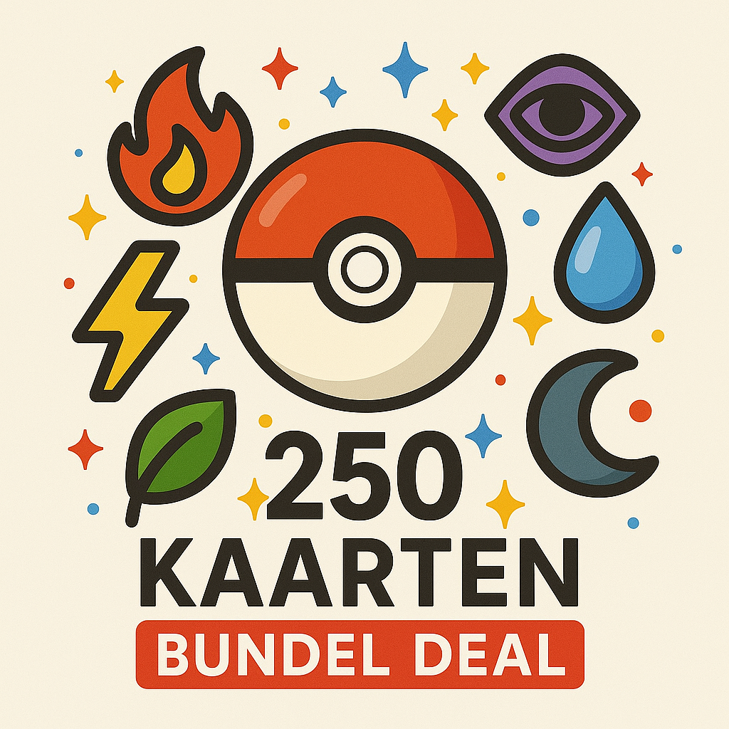 Bundel van 250 Pokémon Kaarten