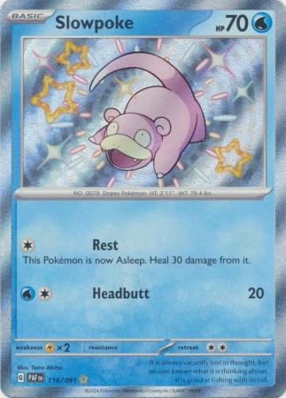 Slowpoke Shiny Rare - 116/091