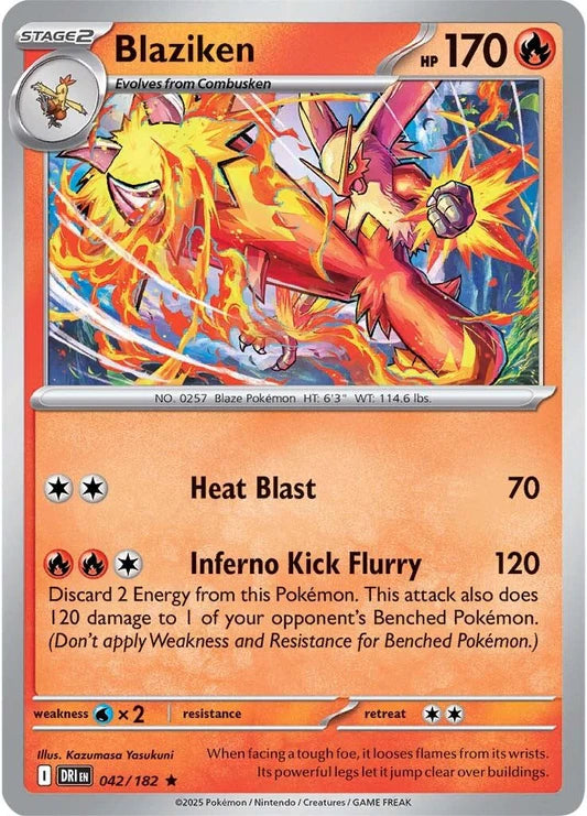 Blaziken - 42/182 - Holo